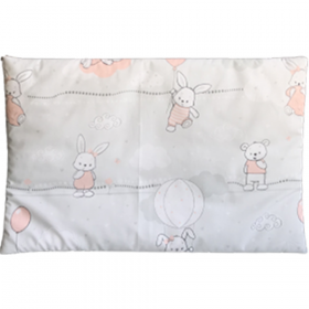 По­душ­ка дет­ская «Баю-Бай» Air, ПШ11Air1, серо-ро­зо­вый, 60х40 см