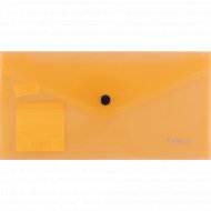Папка-конверт «Glossy» на кнопке, арт. 50304, оранжевый