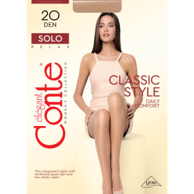 Колготки женские «Conte» Solo, размер 4, 20 den, Bronz