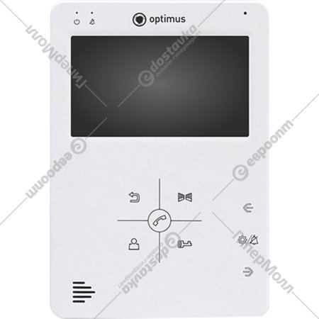 Видеодомофон «Optimus» VM-4.0, w, В0000011977
