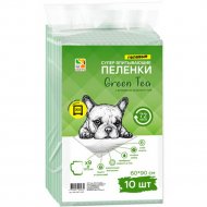 Пеленки для собак «Green Tea» 60х90 см, 10 шт