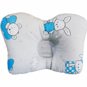 Подушка детская «Баю-Бай» Air, ПШ12Air4, серо-голубой, 35х25 см