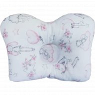 Подушка детская «Баю-Бай» Cloud, ПШ12С01, бело-розовый, 35х25 см