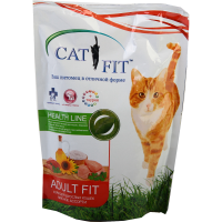 

Корм "CAT FIT" (мяс.ассорти) 0.4кг