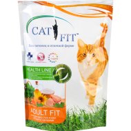 Корм для кошек «CAT FIT» c птицей и овощами, 400 г