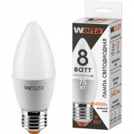 Лампа светодиодная «Wolta» LX C37 8Вт 600лм Е27 4000К
