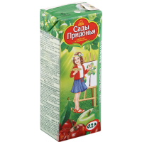 

Сок "САДЫ ПРИДОНЬЯ" (ябл-вишн,б/с)РФ 0.2