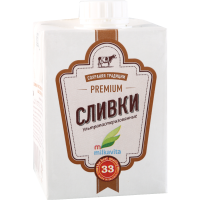 

Сливки у/пас 33% (Т/Б асептик) 500г