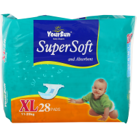 

Подг.д/д"YOURSUN SUPER SOFT"11-25кг,28шт