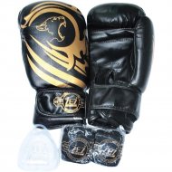 Набор для бокса «ZEZ SPORT» Tiger-2-OZ, перчатки боксерские, капа, бинт 2 м