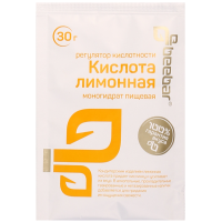 

Кислота лимонная "BEEBAR" (пищевая)30г