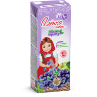 

Нектар"АЛЕНКА ЛЮБИТ"(ябл-черника)0.2л