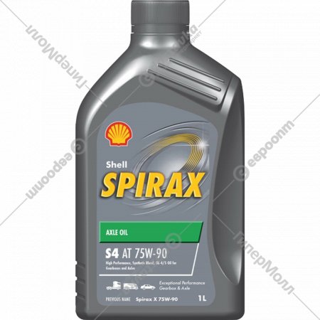 Масло трансмиссионное «Shell» Spirax S4 AT, 75W-90, 550048806, 1 л