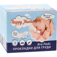 

Прокладки д/груди"HAPPY MUM"30шт