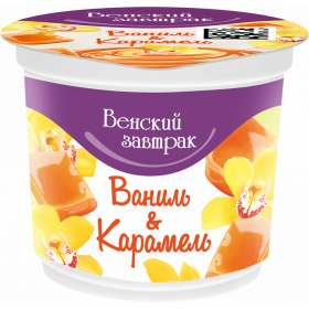 Тво­рож­ный десерт «Вен­ский зав­тра­к» ваниль и ка­ра­мель, 4%,150 г