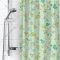 Шторка для ванны «Вилина» Веточки, зеленый, 180х180 см