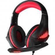 Наушники игровые «Crown» CMGH-2100 Black/Red