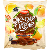

Конф.жел.гл"ОЛЕ-ОЛЕ-ЖЕЛЕ"ассорти, 250 г