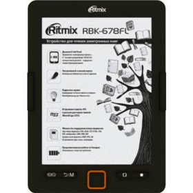 Книга элек­трон­ная «Ritmix» RBK-678FL, black