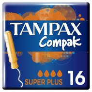 Тампоны женские «Tampax» Super Plus Duo, с аппликатором, 16 шт