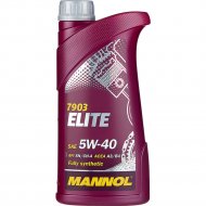 Моторное масло «Mannol» Elite, 5w40 SM/CF, 1 л