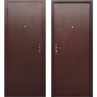 Дверь входная «Гарда» Стройгост 5 РФ Мет/Мет, Медный антик, R, 206х86 см
