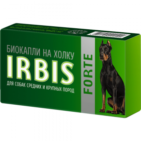 Био­кап­ли на холку «Irbis» для собак сред­них и круп­ных пород, 5 мл