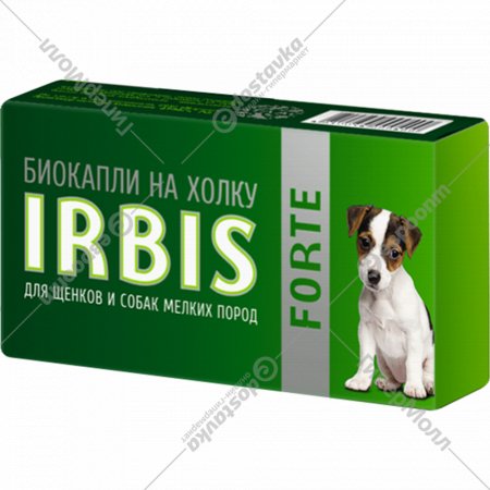 Биокапли от блох «Irbis» на холку для щенков, 2 мл