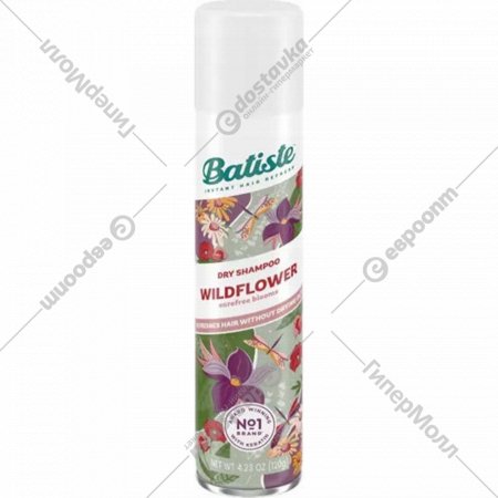 Сухой шампунь для волос «Batiste» Wild Flower, 200 мл
