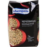 

Чечевица "МИСТРАЛЬ" (зел,крупн) РФ 450 г