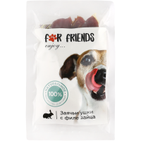 

Лакомство"FOR FRIENDS"(д/соб,заяц.) 50 г
