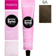 Крем-краска для волос «L'Oreal» Matrix SoColor Sync Pre-Bonded, 6A, E3577300, 90 мл