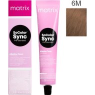 Крем-краска для волос «L'Oreal» Matrix SoColor Sync Pre-Bonded, 6M, E3659100, 90 мл