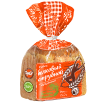 

Хлебец "БЕЛКОВЫЙ ОТРУБНОЙ" (рез,уп) 220г