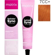 Крем-краска для волос «L'Oreal» Matrix SoColor Sync Pre-Bonded, 7CC+, E3655800, 90 мл