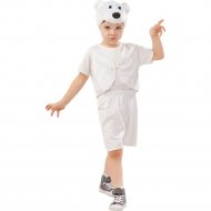 Карнавальный костюм «Пуговка» Медведь белый Умка, 4010 к-18-28, размер 110-56