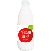 

Биокефир "ЛЁГКАЯ ЦЕНА" (бут,1.0%) 0.93л