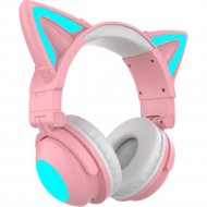 Наушники «Qumo» Party Cat mini ВТ 0051, Q34914, розово-голубой