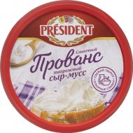 Сыр-мусс творожный «President» Прованс, сливочный, 62%, 120 г