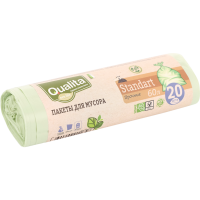 

Пакеты д/мусора"QUALITA" 60л/20шт