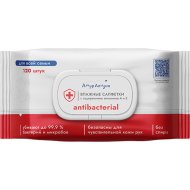 Салфетки влажные «АмурЛяндия» антибактериальные, 120 шт, в ассортименте