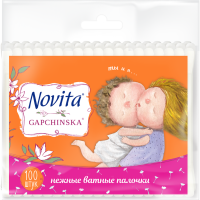 

Палочки ватные "NOVITA GAPCHINSKA" 100шт