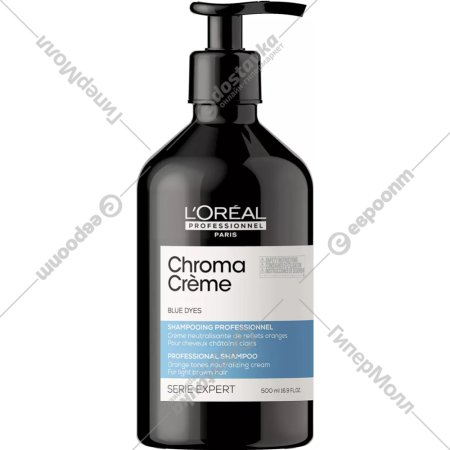 Шампунь для волос «L'Oreal» Professionnel Serie Expert Chroma Creme, синий, E3785300, 500 мл