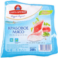 

Крабовое мясо "БРЕМОР" (клас,охл) 200г