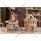 Кукольный домик «ХэппиДом» Коттедж с пристройкой и мебелью, HK-D004