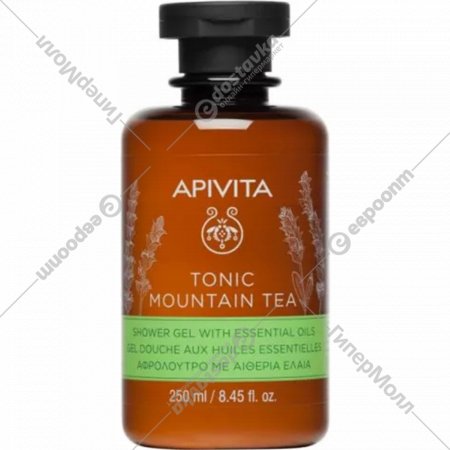 Гель для душа «APIVITA» Тонизирующий горный чай с эфирными маслами, 73213, 250 мл