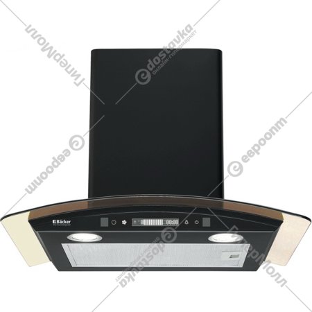 Вытяжка кухонная «Backer» QD60E-MC Black 12K