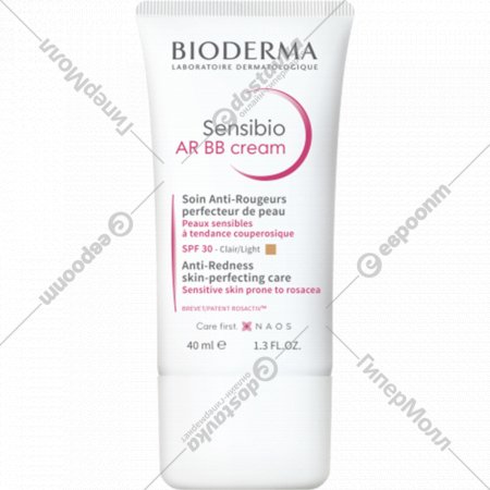 BB-крем «Bioderma» Sensibio AR, 278051, тон светлый, 40 мл