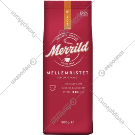 Кофе молотый «Merrild Mellemristet 103» 500 г