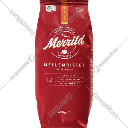 Кофе молотый «Merrild» Mellemristet 103, 400 г